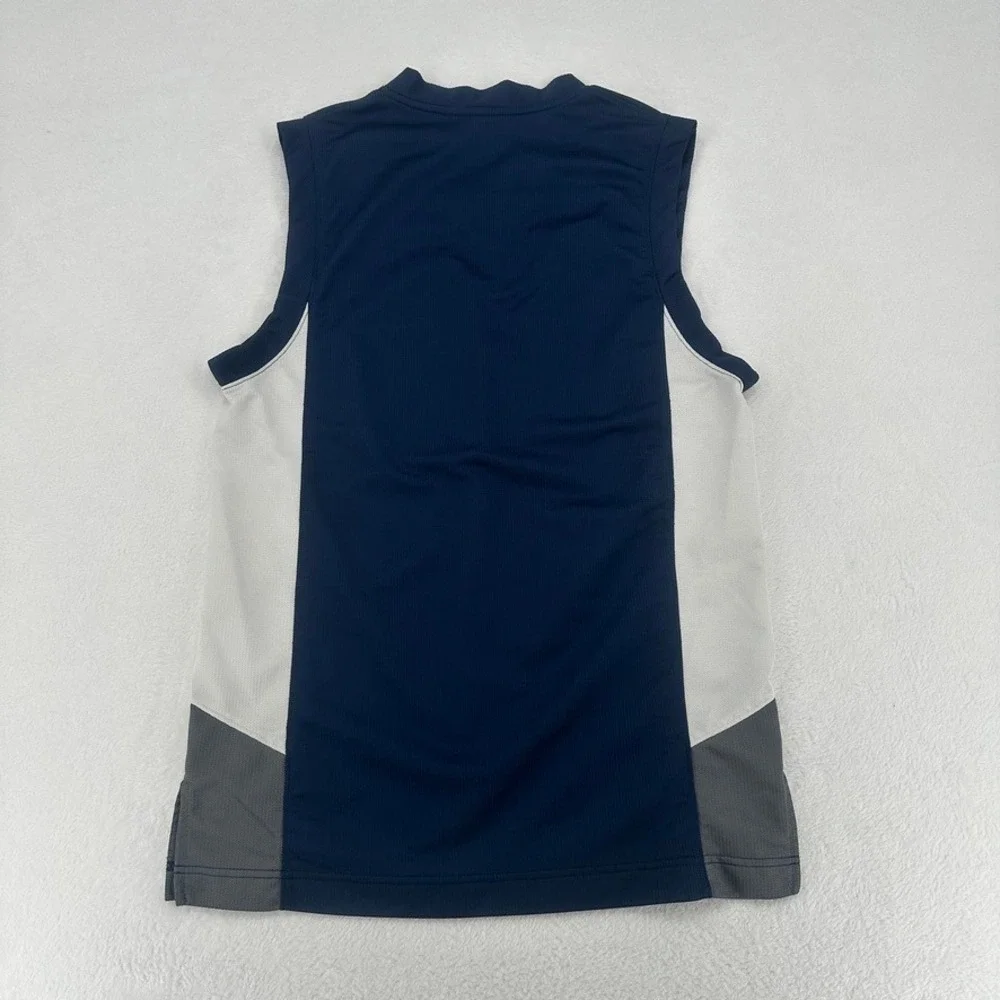 Jordan Sleeveless Athletic V Neck Top Blue‎ Gray Size Small